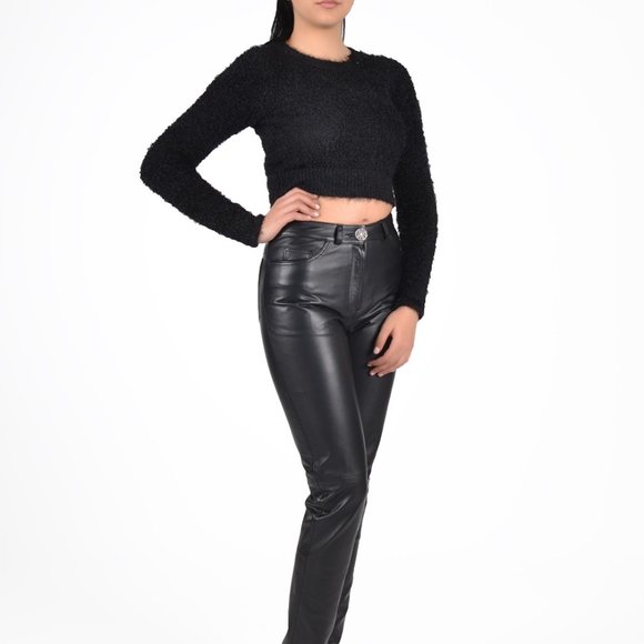 ZipLeathers Pants - Genuine Black Leather Pants